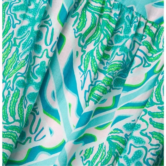 LILLY PULITZER NEW HEIDI COTTON MAXI DRESS SIZE 12 - Picture 6 of 9